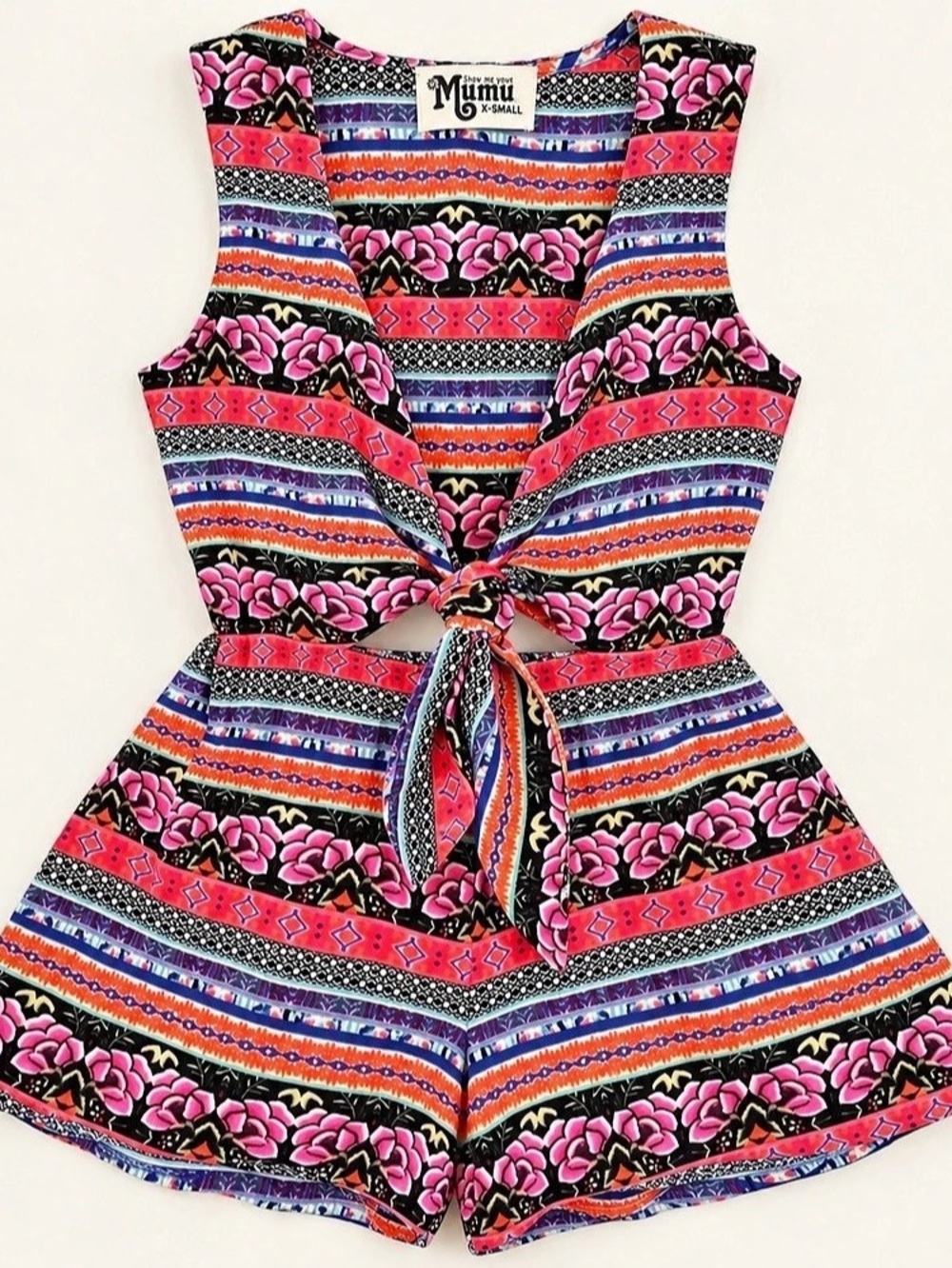 Mumu Printed Romper